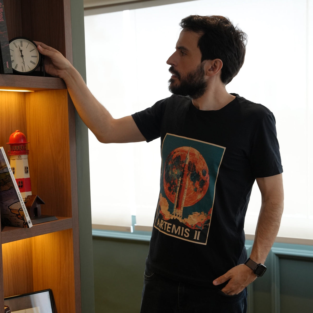 Camiseta Decolagem da Missão Artemis II